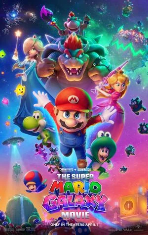 The Super Mario Galaxy Movie 2026 English Audio HD Poster Download - Filmyzilla