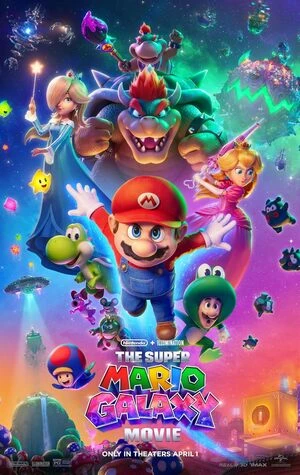 The Super Mario Galaxy Movie 2026 Hindi Dual Audio HD Poster Download - Filmyzilla