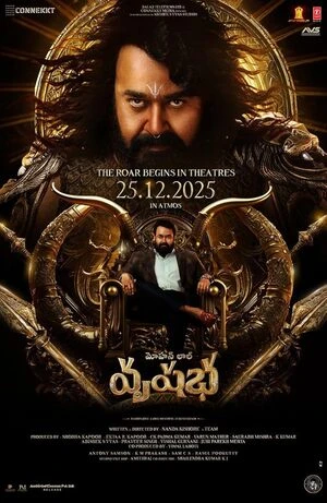 Vrusshabha 2025 Hindi Audio HD Poster Download - Filmyzilla