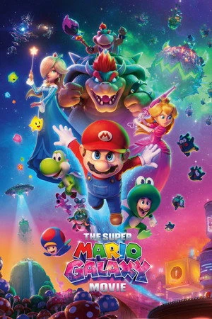 The Super Mario Galaxy Movie 2026 English Dual Audio HD Poster Download - Filmyzilla